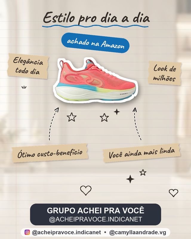Tênis Olympikus Feminino Multicolor