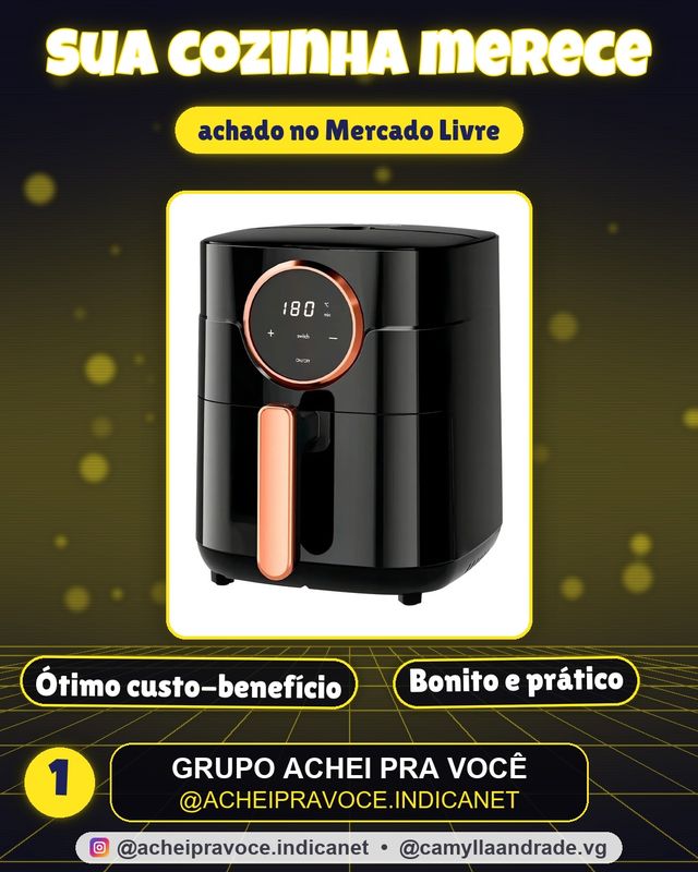 Air fryer Gaabor Air Fryer GA-E45A0 de 4 L cinza