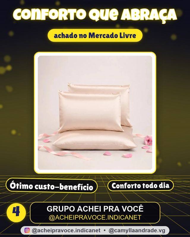 Fronha Cetim 70x50cm Anti Frizz Poliéster Autoestima Home Champagne