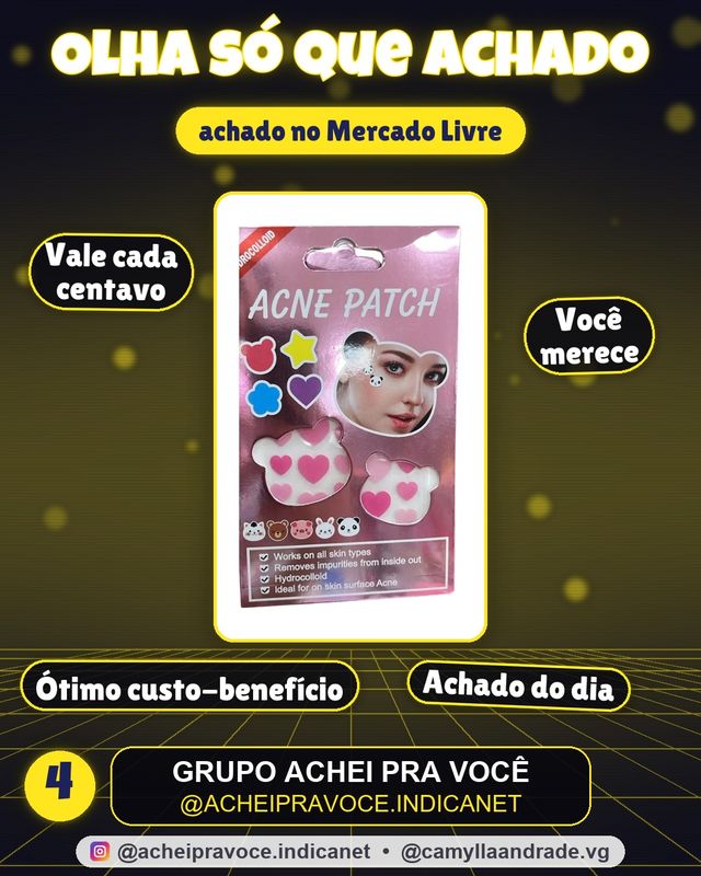 Adesivos Para Acnes Acne Patch - Adesivo Espinhas