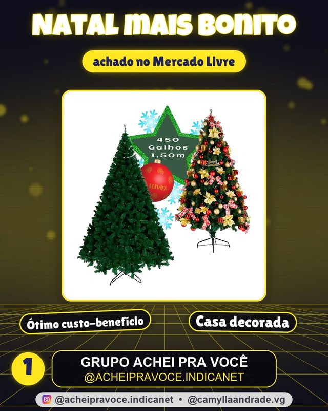 Árvore De Natal Pinheiro Canadense Luxo 1,50m 450 Galhos Tradicional Verde Imperial Premium Grande Cheia LuvinCo