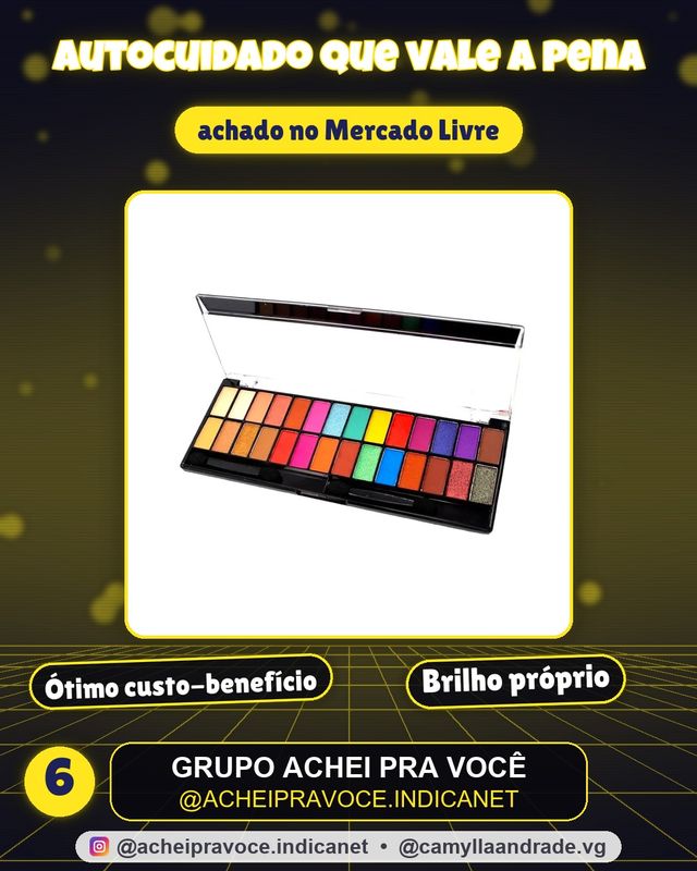 Paleta De Sombras Belle Angel 28 Cores Cor da sombra Multicores