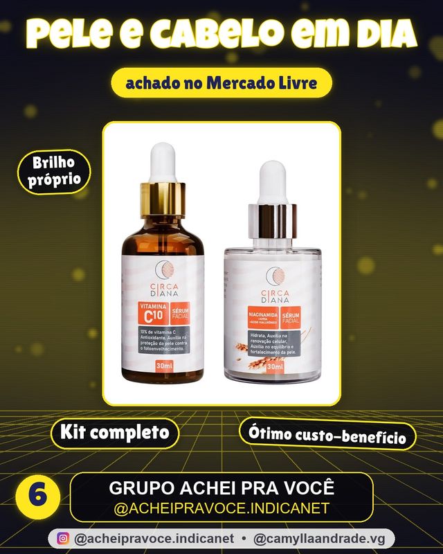 Kit Sérum Vitamina C 10% + Sérum Niacinamida - Circadiana