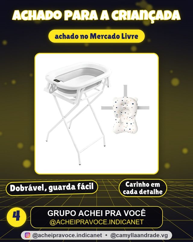 Banheira Bebê Dobrável Com Suporte Termômetro E Almofada Cor Cinza
