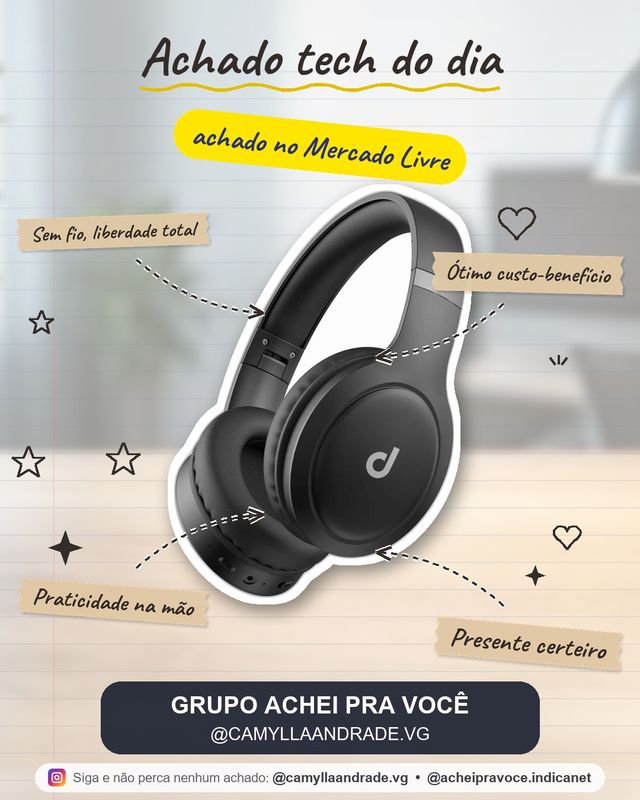 Fone De Ouvido Headphone Dapon H02D Bluetooth 5.1 Over-ear 22h Preto