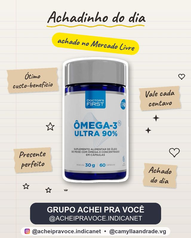 Suplemento En Cápsula Doctor's First Omega 3, Omega, Epa, Dha Ômega 3 X 30g