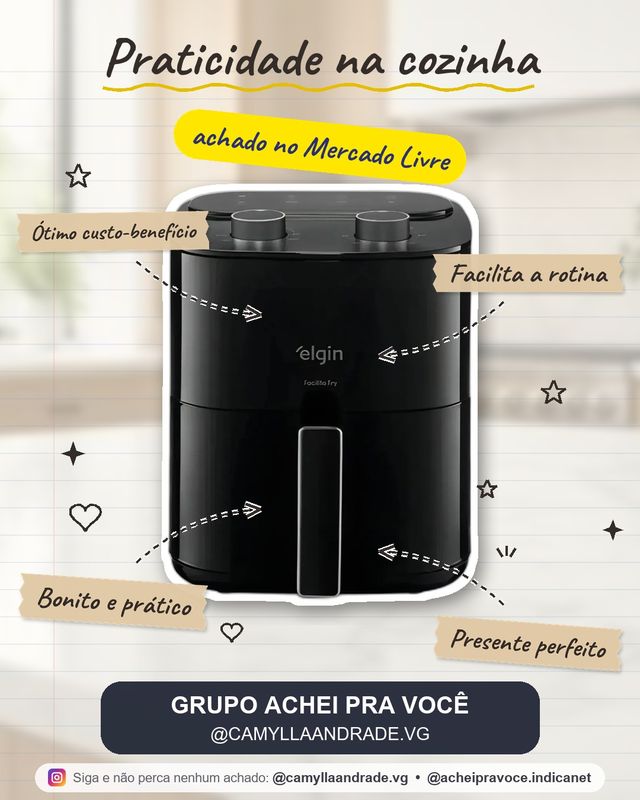 Elgin Air Fryer Fritadeira Air Fryer