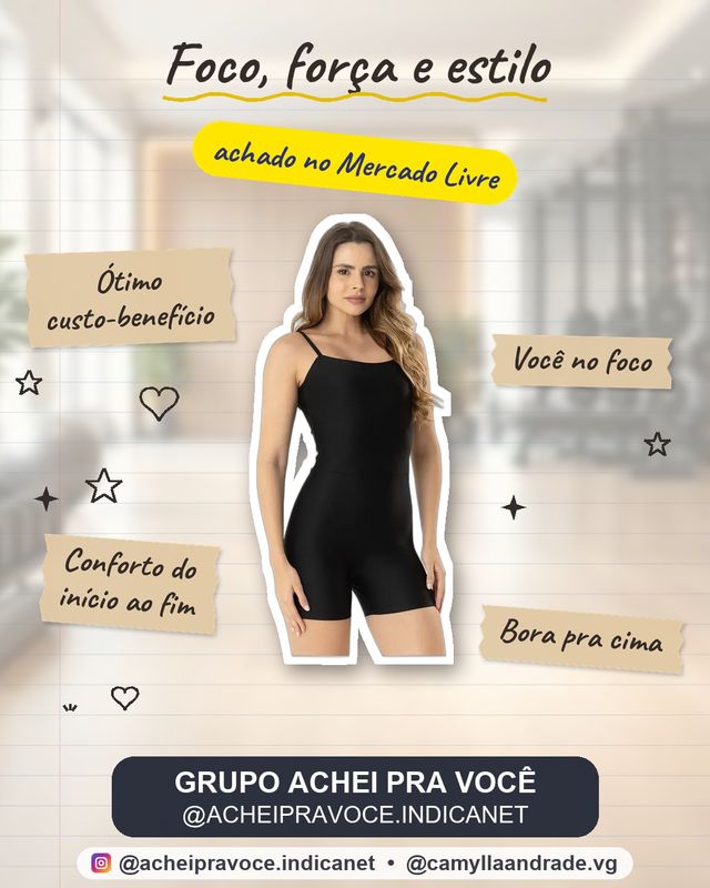 Macaquinho Fitness Delrio V703626 Preto P
