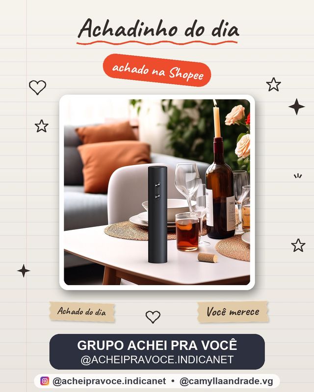 Saca Rolhas Abridor De Vinho Garrafa Automático Elétrico de Acessórios para Vinho