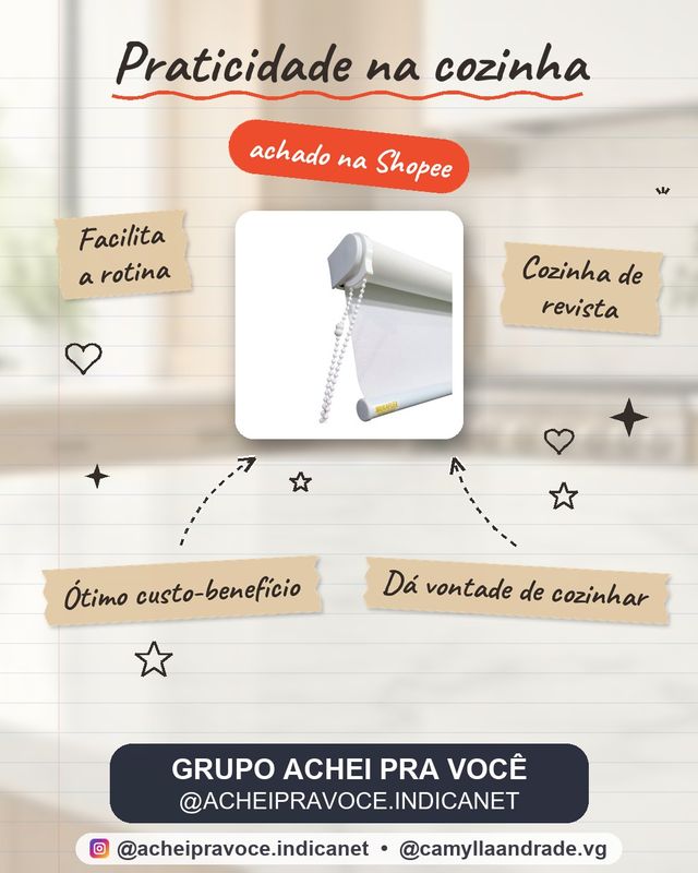 Cortina Persiana Rolon Rolo Tela Solar branco para portas e janelas de quarto sala cozinha sacada