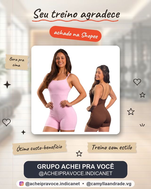 Macaquinho Fitness Alcinha Costas Abertas Zero Transparencia