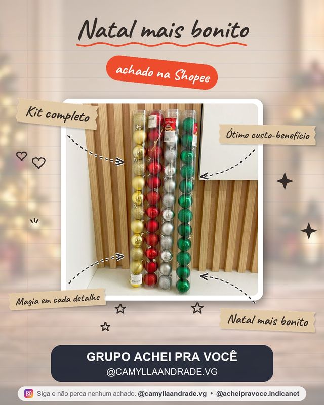 kit com12/10/8/6 bolas de natal Lisa Fosca  tamanho 2/5/6/7/8/10cm decoração enfeite para árvore de natal