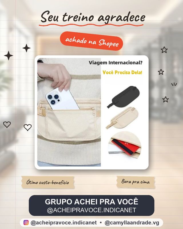 2/1 PCS Pochete Doleira Antifurto Nylon Impermeável Porta Celular Dinheiro Segurança Viagem Academia Carnaval Balada
