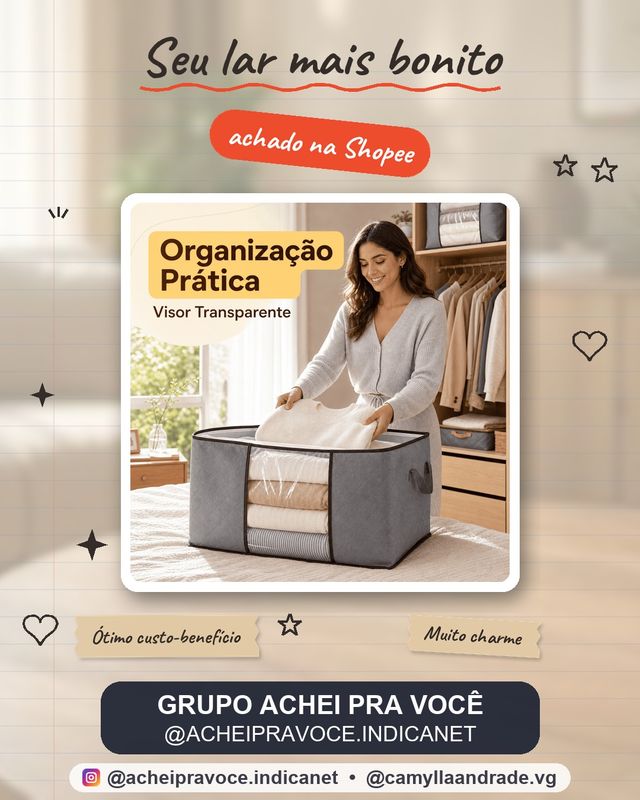Caixa Saco Organizador Cobertor Casaco Guarda Roupa Ecológico Anti-Poeira Umidade Insetos Multiuso