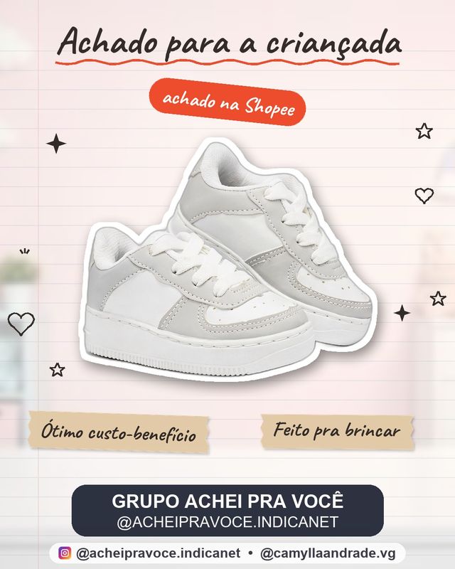 Tênis Infantil Casual Escolar Envio Rápido