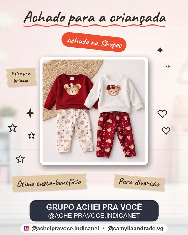 Conjunto Bebê Feminino Soft Plush Inverno | Casaco e Calça | Roupa Infantil Menina Fofa | P M G