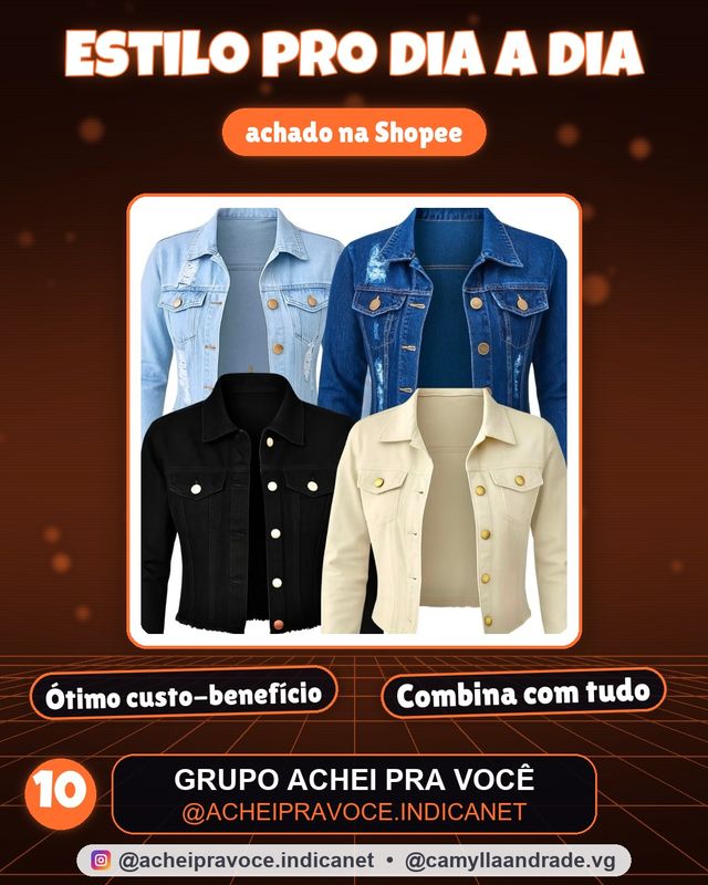 Jaqueta Jeans Feminina Manga Longa Denim Linha Premium