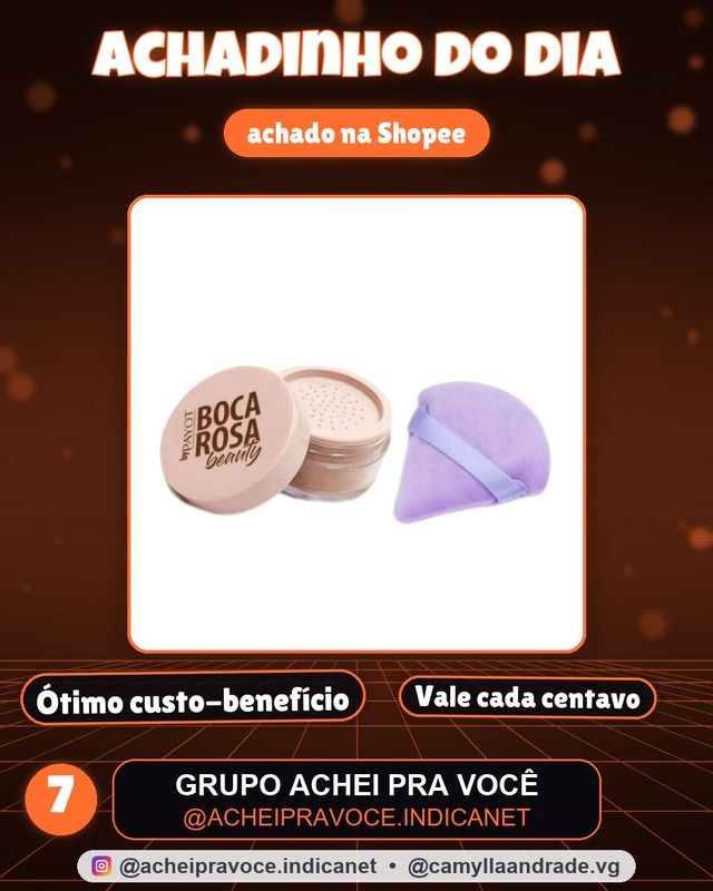 Boca Rosa Pó Translúcido Facial Solto By Payot + 1 Esponja Triangular Promoção
