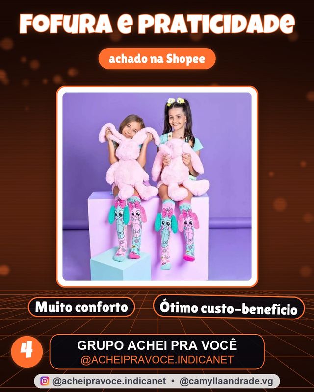 Kit 1/2/3 Pares Meias 3D Infantis Personagens Divertidos Conforto Macio Sortidos Criança Festa