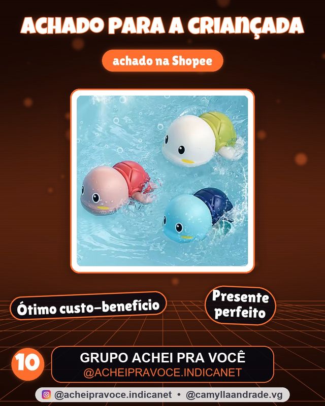 Brinquedo de Banho Tartaruguinha Água Banheira E Piscina Bebê