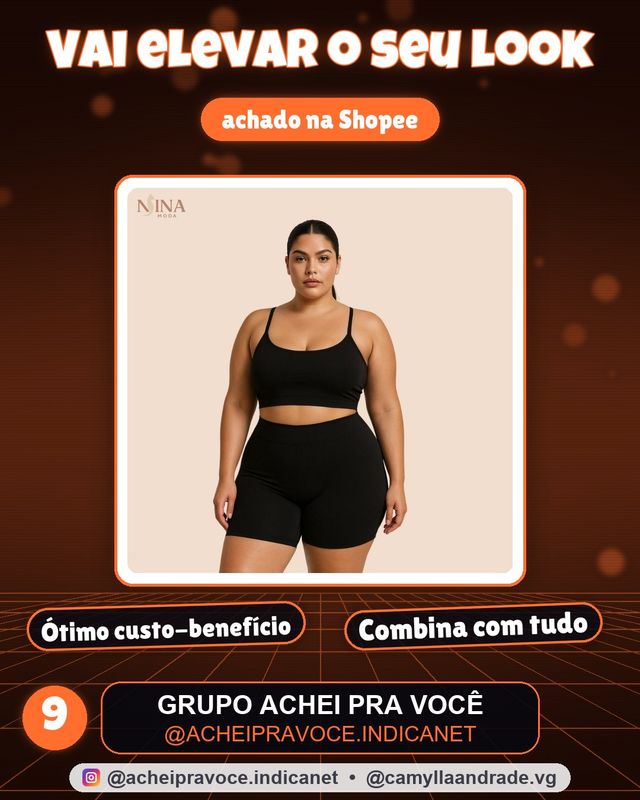 Conjunto Fitness Plus Size Em Suplex Com Top De Bojo Removível E Short Modelador