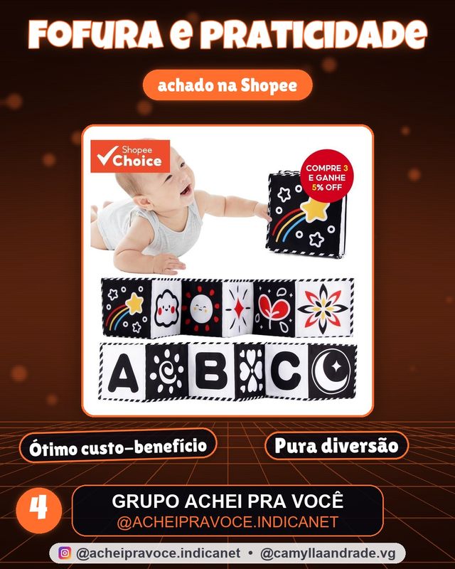 Livro De Pano Macio Para Bebês , Alto Contraste , Preto E Branco , Sensorial , Tempo De Barriga , Brinquedos Presente De