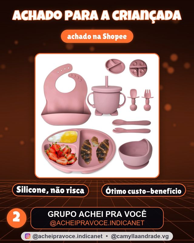 Talheres bebê silicone 8 Peças kit Talheres Infantil Com Ventosa Canudo Colher Babador Garfo Introdução Alimentar