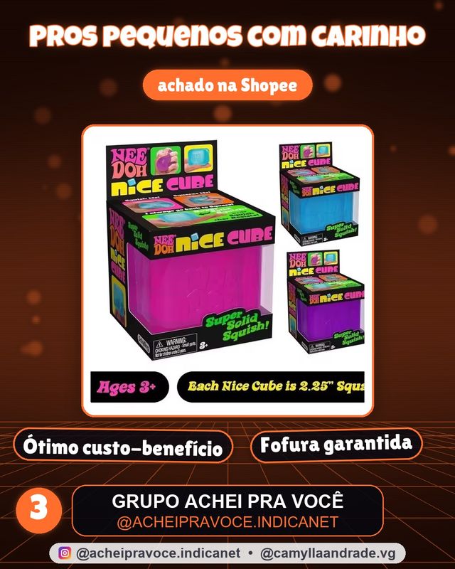 Cubo Sensorial Needoh Para Alívio De Ansiedade , Ferramenta De Mesa Antiestresse Foco De Criança Adulta , Brinquedo Fidg