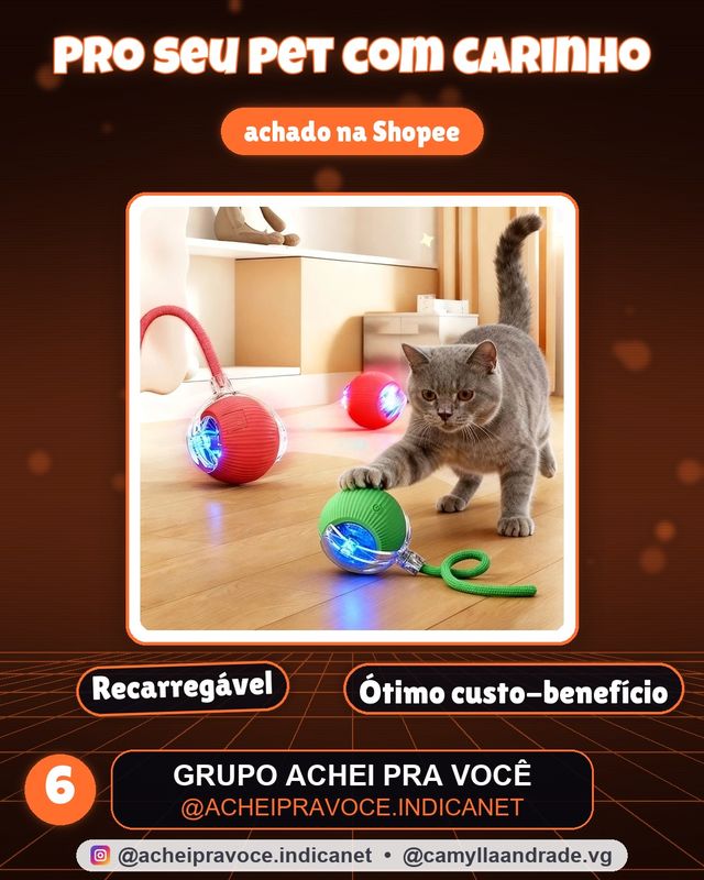 Bola Brinquedos De Rolamento Automático Cauda Do Falso Recarregável Bola Inteligente Gato Interativo